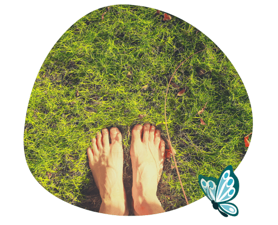 gronden - voeten in het gras